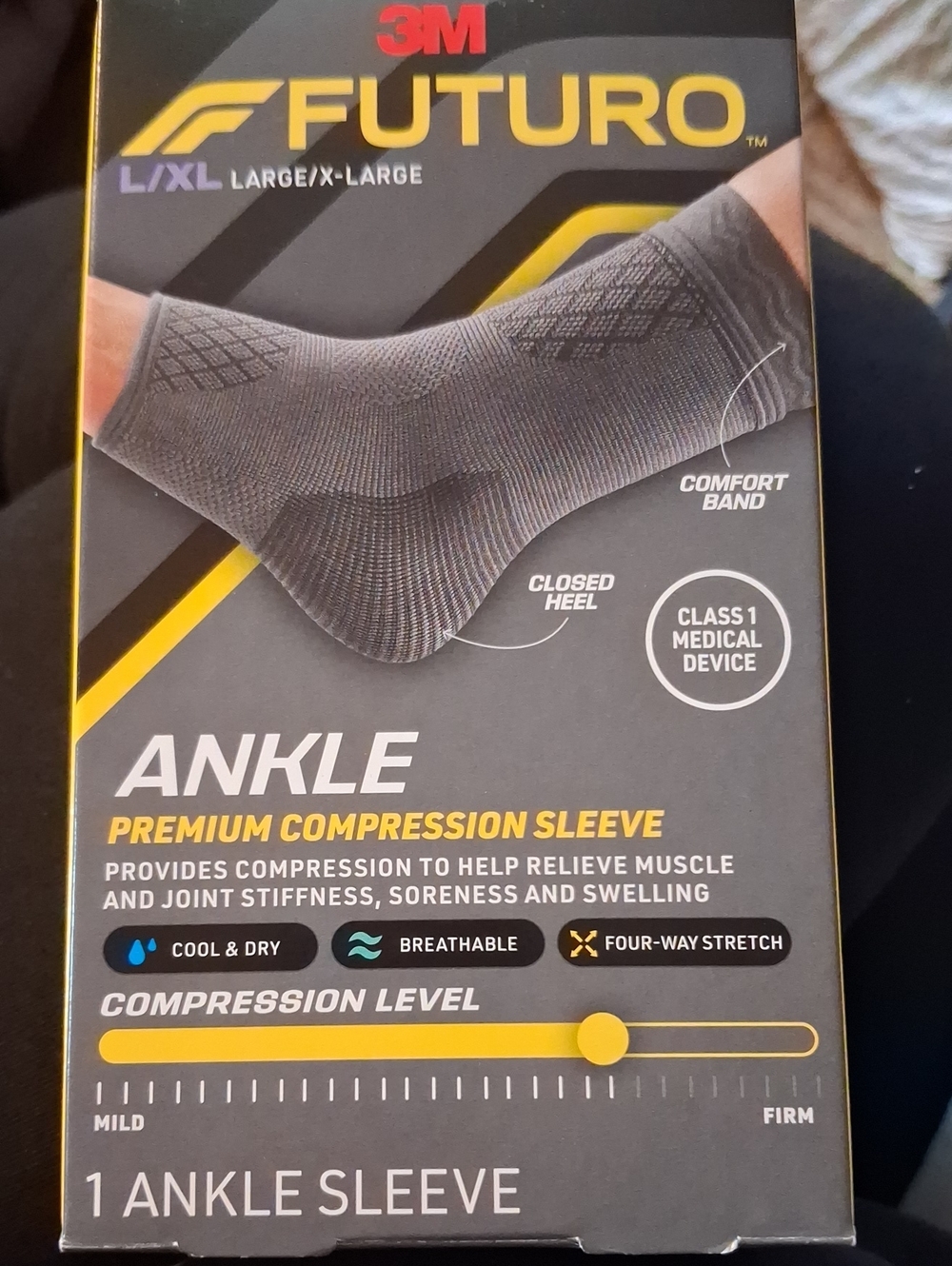 3M Futuro Premium Compression Ankke Sleeve NEW